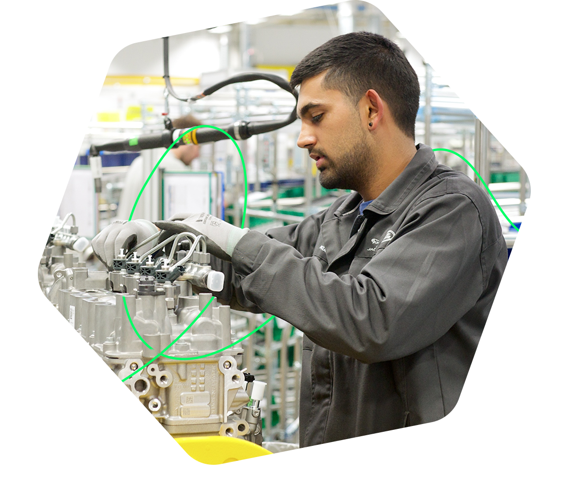 man working in laboratory